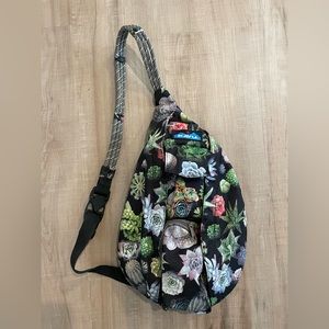 Kavu Mini Rope Bag- Succulent print